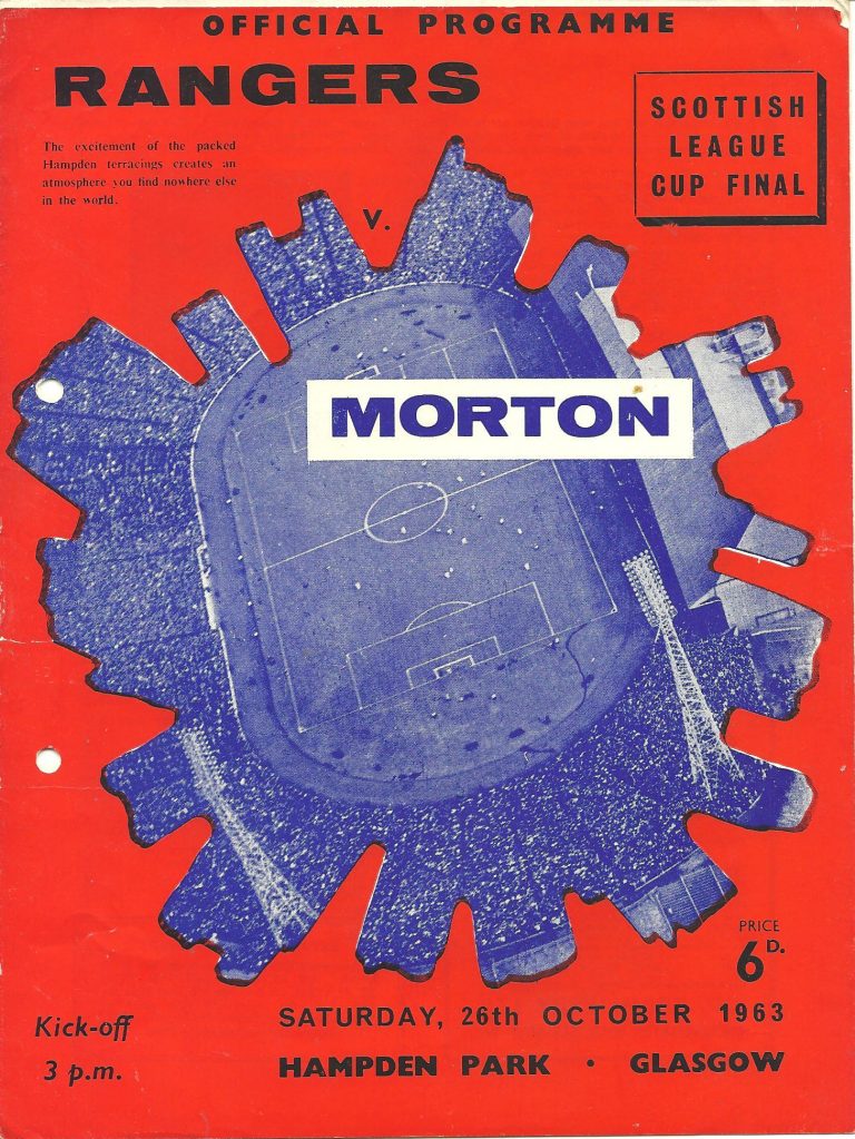 1963 League Cup Final Programme